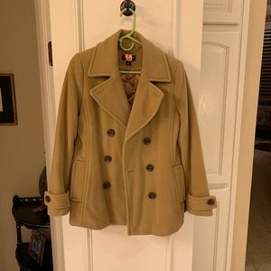 Lands End Camel color Pea jacket.